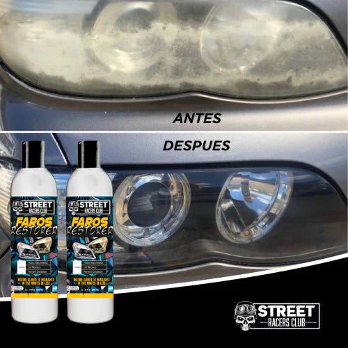 2X1 Faros Restorer, Faros blancos en 30 minutos Total 500ml