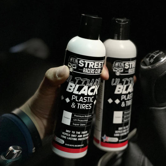 2X1 Ultimate Black, Restaurador de Partes Negras Total 500ml + Microfibra