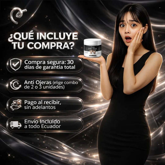 Crema Anti Ojeras -Elimínalas al 100