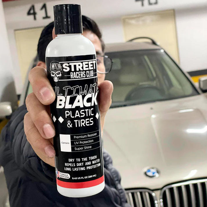 2X1 Ultimate Black, Restaurador de Partes Negras Total 500ml