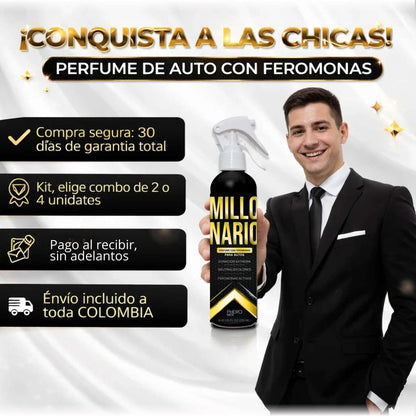 Millonario Perfume de auto con Feromonas