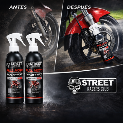 Combo 2 Lavados En Seco Para Motos Total 500ml